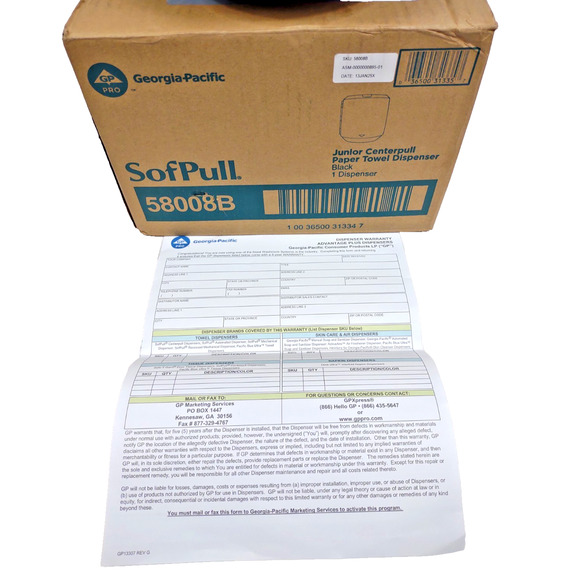 Georgia-Pacific SofPull 58008B Centerpull Junior Capacity Paper Towel Dispenser - Picture 8 of 13